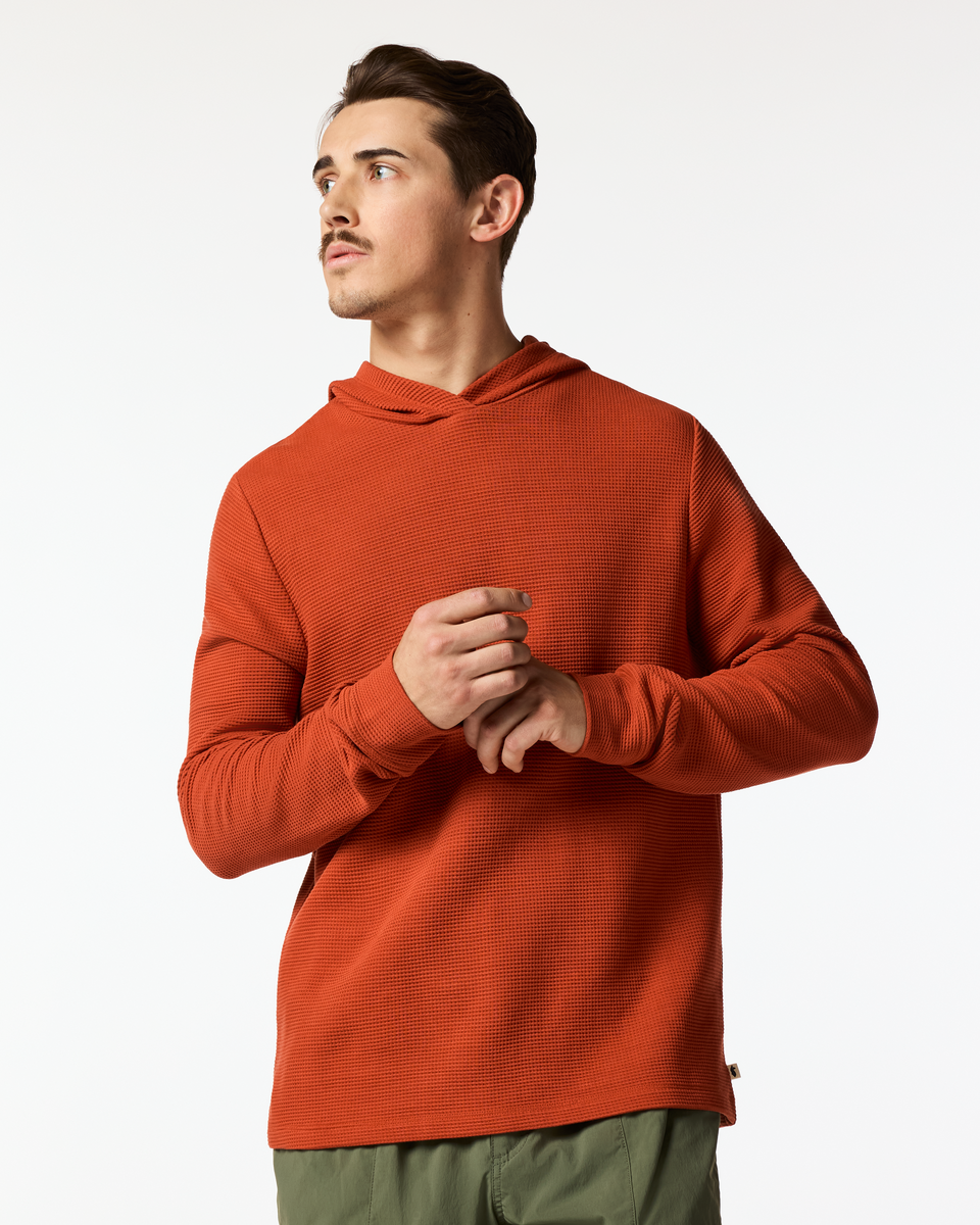 Atajo Long-Sleeve Waffle Hoodie - Men's