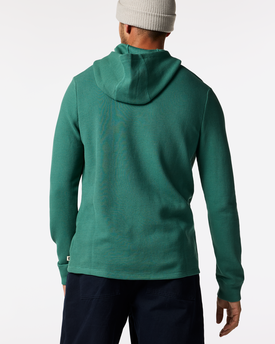 Atajo Long-Sleeve Waffle Hoodie - Men's