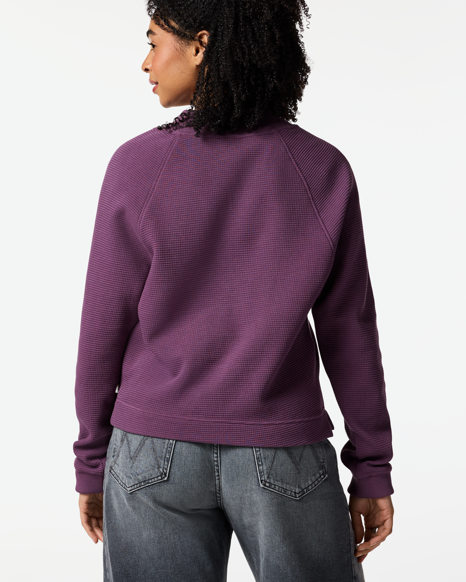 Atajo Long-Sleeve Waffle V-Neck - Women's